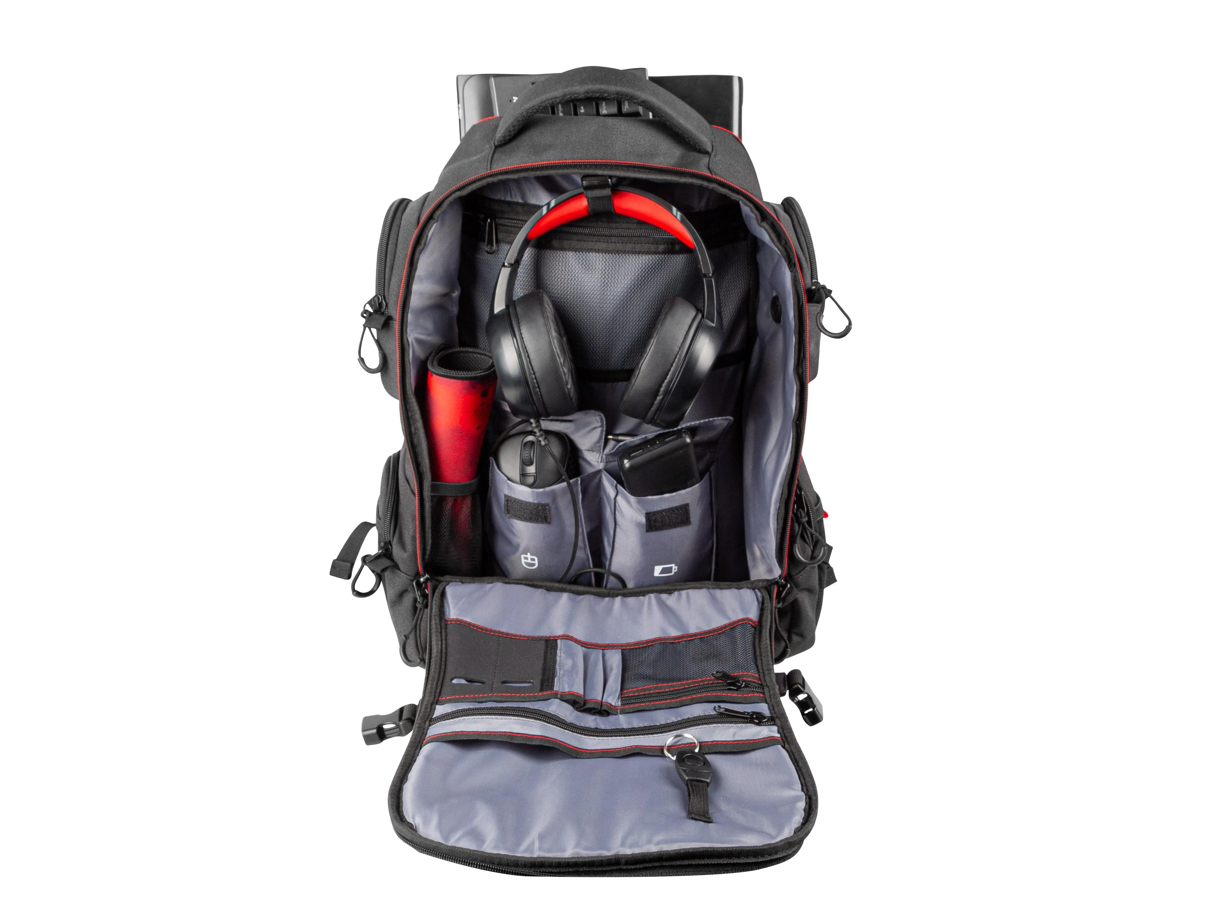 NATEC Genesis nešiojamojo kompiuterio kuprinė Pallad 550 juodas 15,6"/17,3"