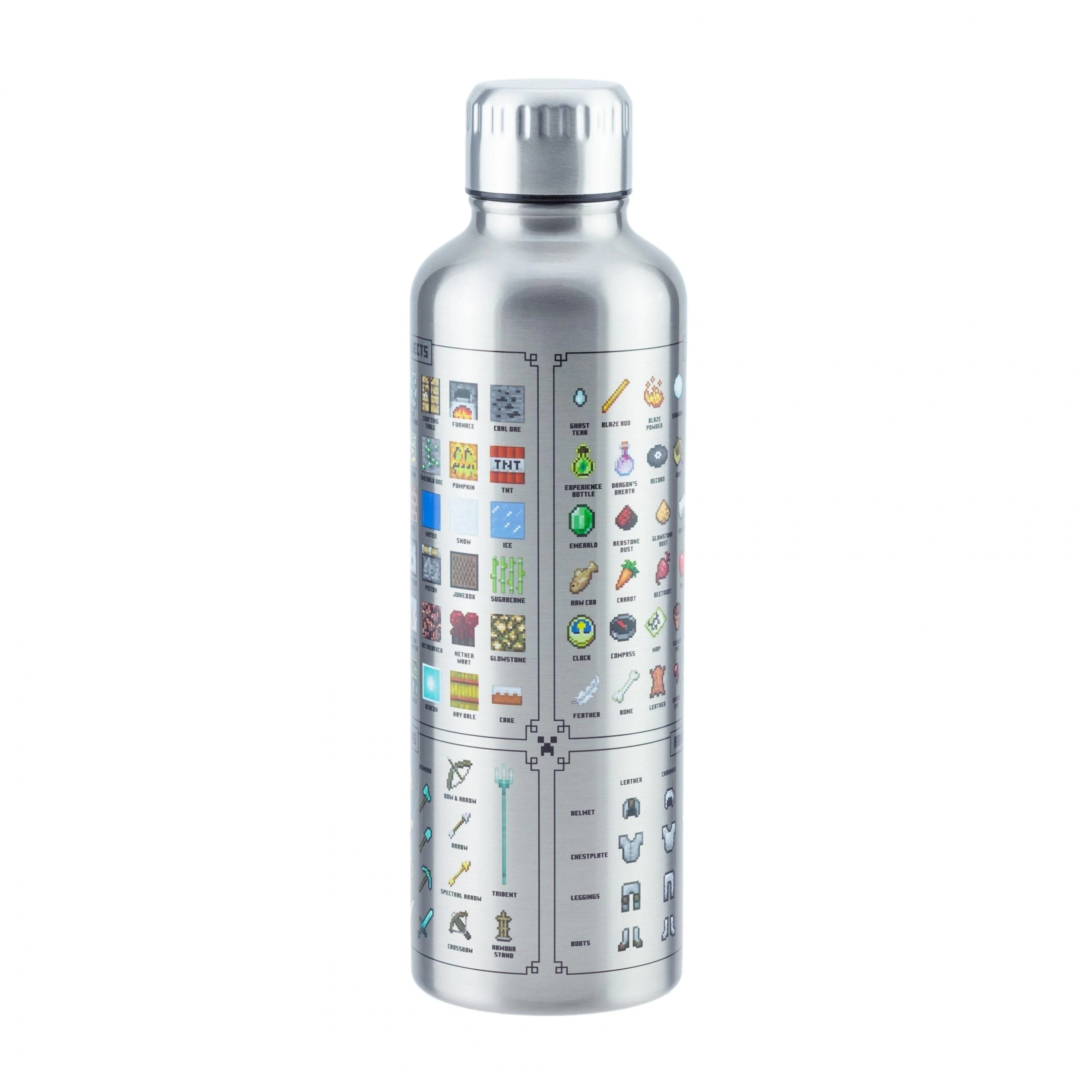 Paladone Minecraft Metalinis vandens buteliukas (500ml)