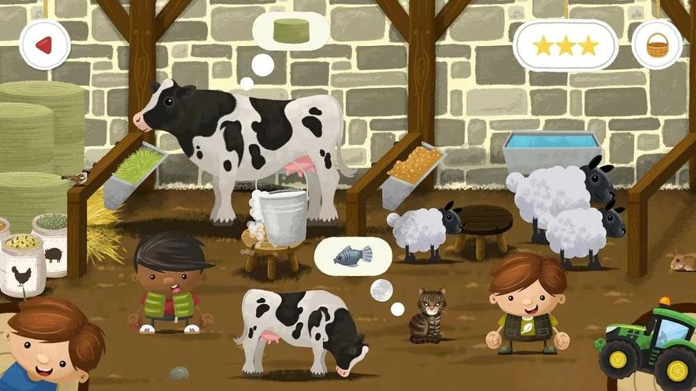 Farming Giants programinės įrangos ūkininkavimo simuliatorius vaikams