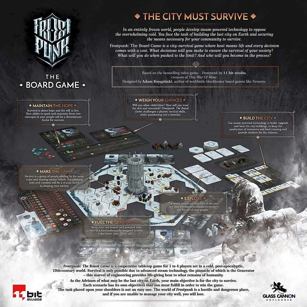 Glass Cannon Unplugged Frostpunk: The Board Game