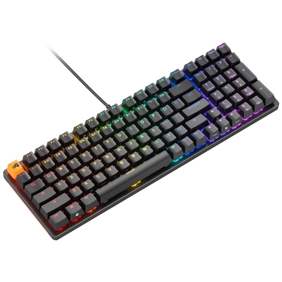 Glorious PC Gaming Race GMMK 2 viso dydžio klaviatūra | Hot-swap, Fox Switches, US, juoda