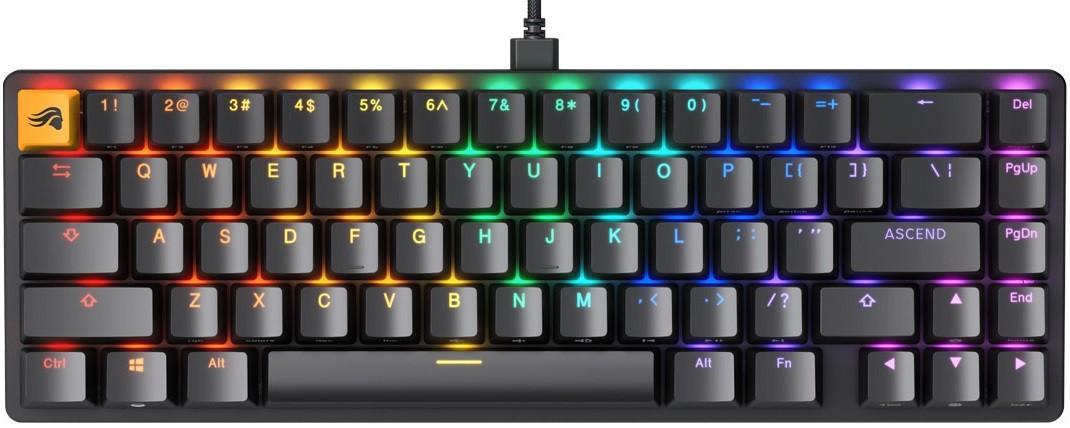 Glorious PC Gaming Race GMMK 2 TKL klaviatūra | 65%, Hot-swap, Fox Switches, US, juoda