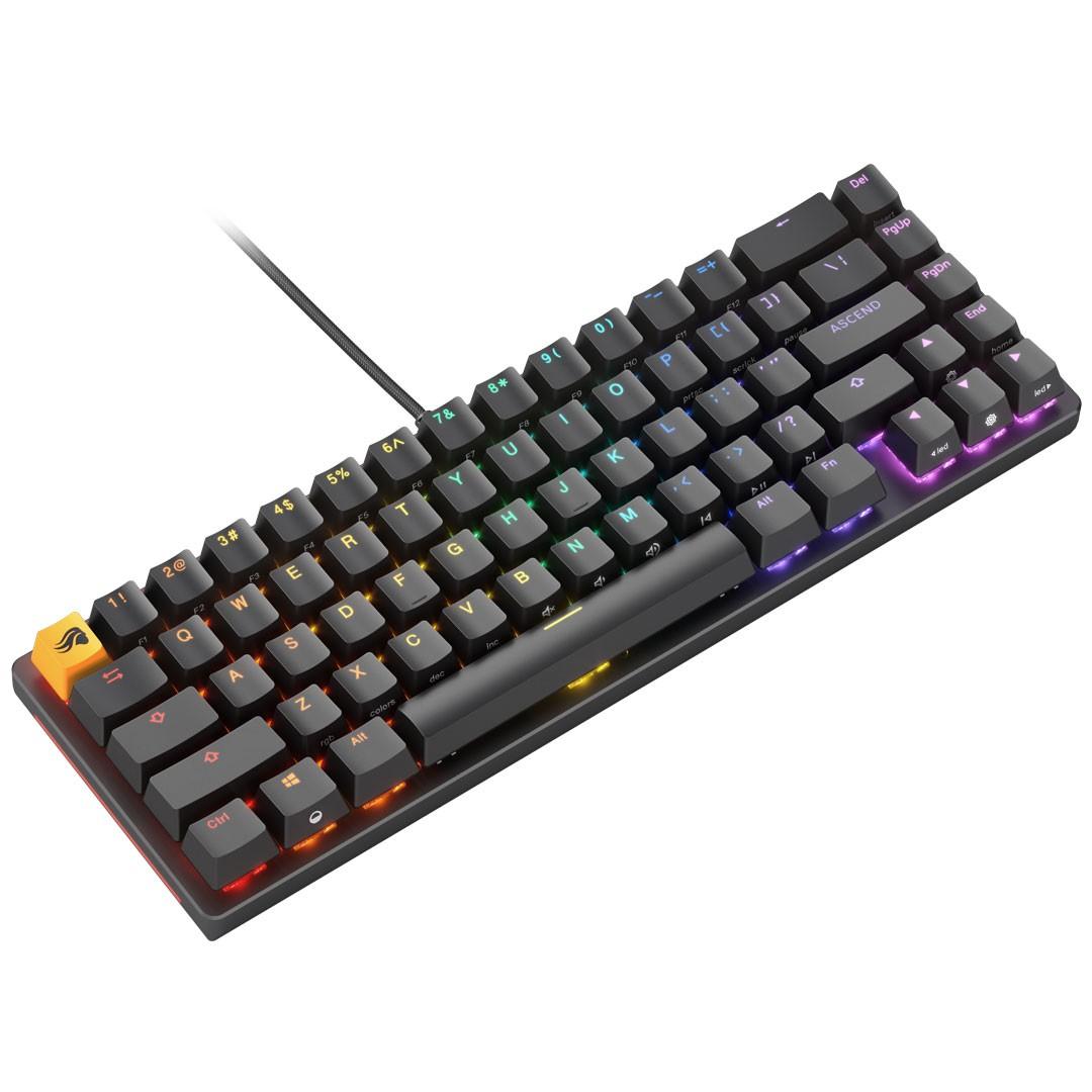 Glorious PC Gaming Race GMMK 2 TKL klaviatūra | 65%, Hot-swap, Fox Switches, US, juoda