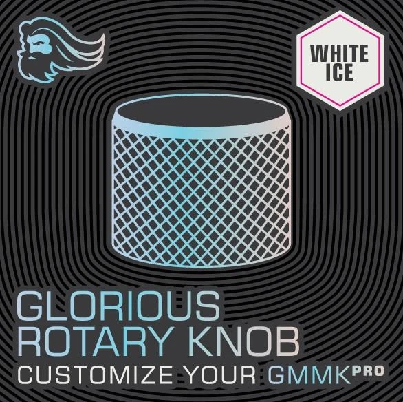 Glorious GMMK PRO Rotary Knob, White Ice