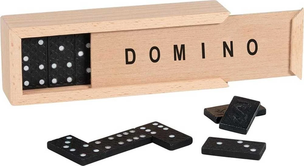 Goki Domino žaidimas medinėje dėžutėje (28 detalės)