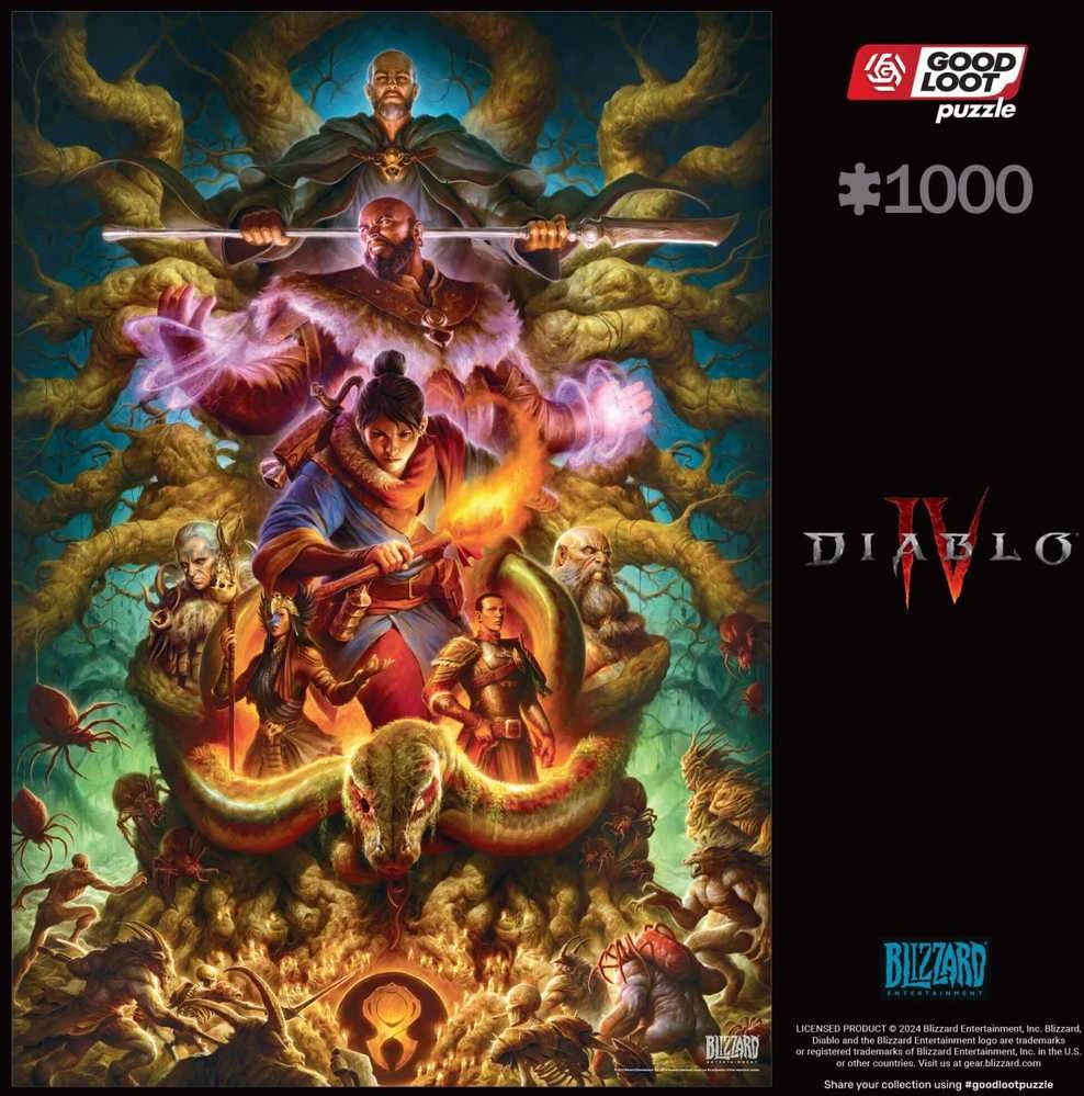 „Good Loot Gaming“ dėlionė: „Diablo IV Horadrim“ (1000 detalių)