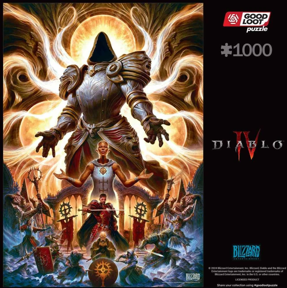 „Cenega Good Loot“ žaidimų dėlionė: Diablo IV Inarius Tėvas (1000 detalių)