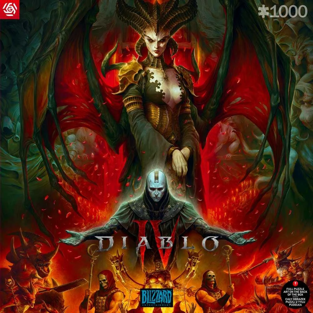 „Cenega Good Loot“ žaidimų dėlionė: „Diablo IV Lilith“ kompozicija (1000 detalių)