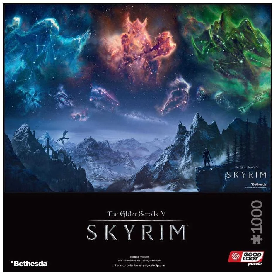 Cenega Good Loot Puzzle The Elder Scrolls V SKYRIM | 1000 dalių dėlionė