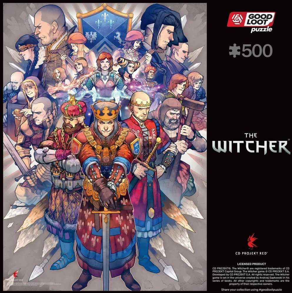 Cenega Dėlionė - Good Loot The Witcher Šiaurės Karalystės 500 Dalių Daugiaspalvis