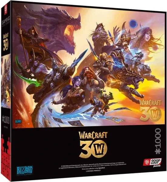 Cenega Dėlionė „Good Loot Gaming“ – „World of Warcraft“: „Warcraft“ 30-mečio jubiliejus, 1000 vnt.