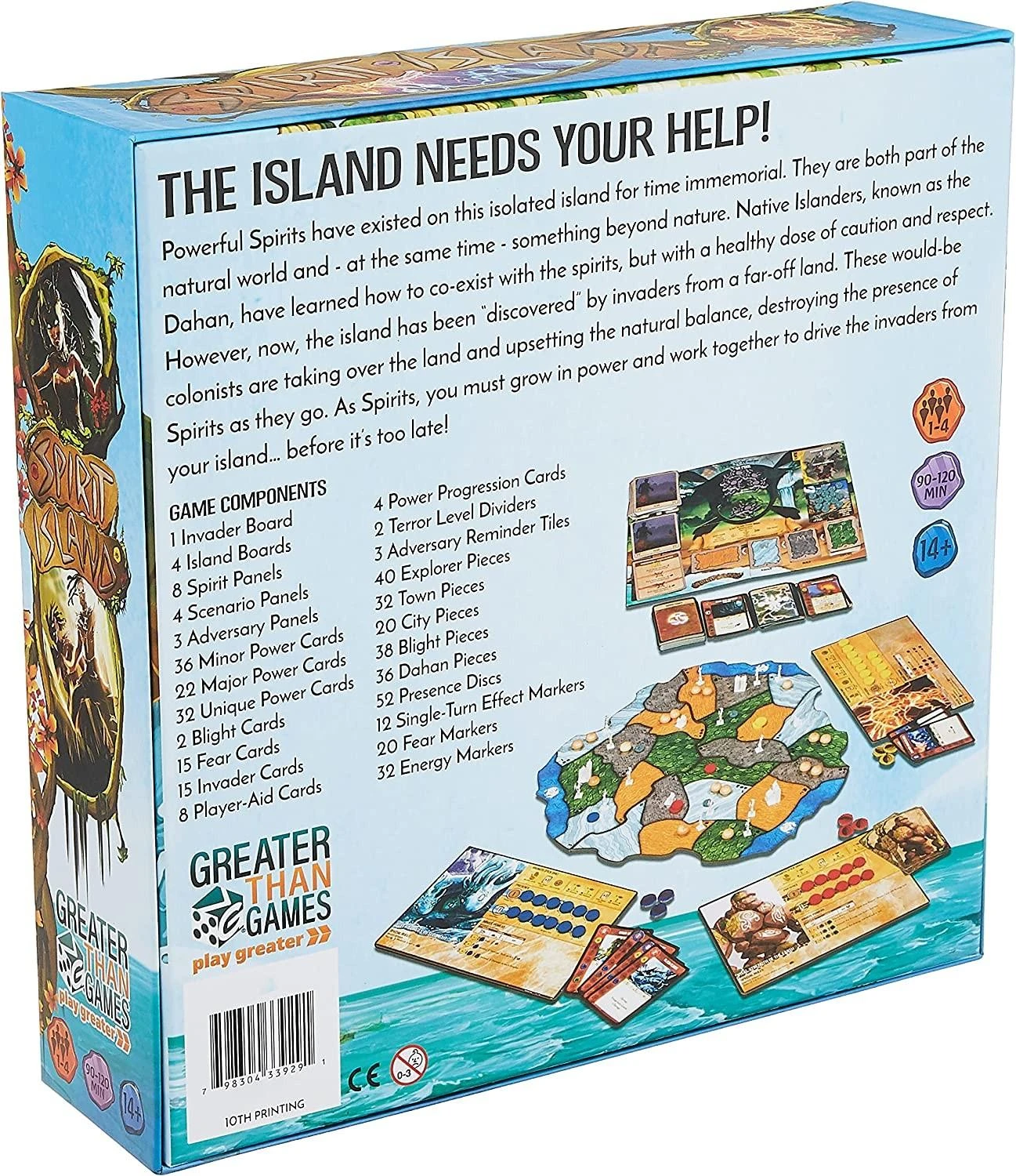Board Games Stalo žaidimas Spirit Island, anglų k.