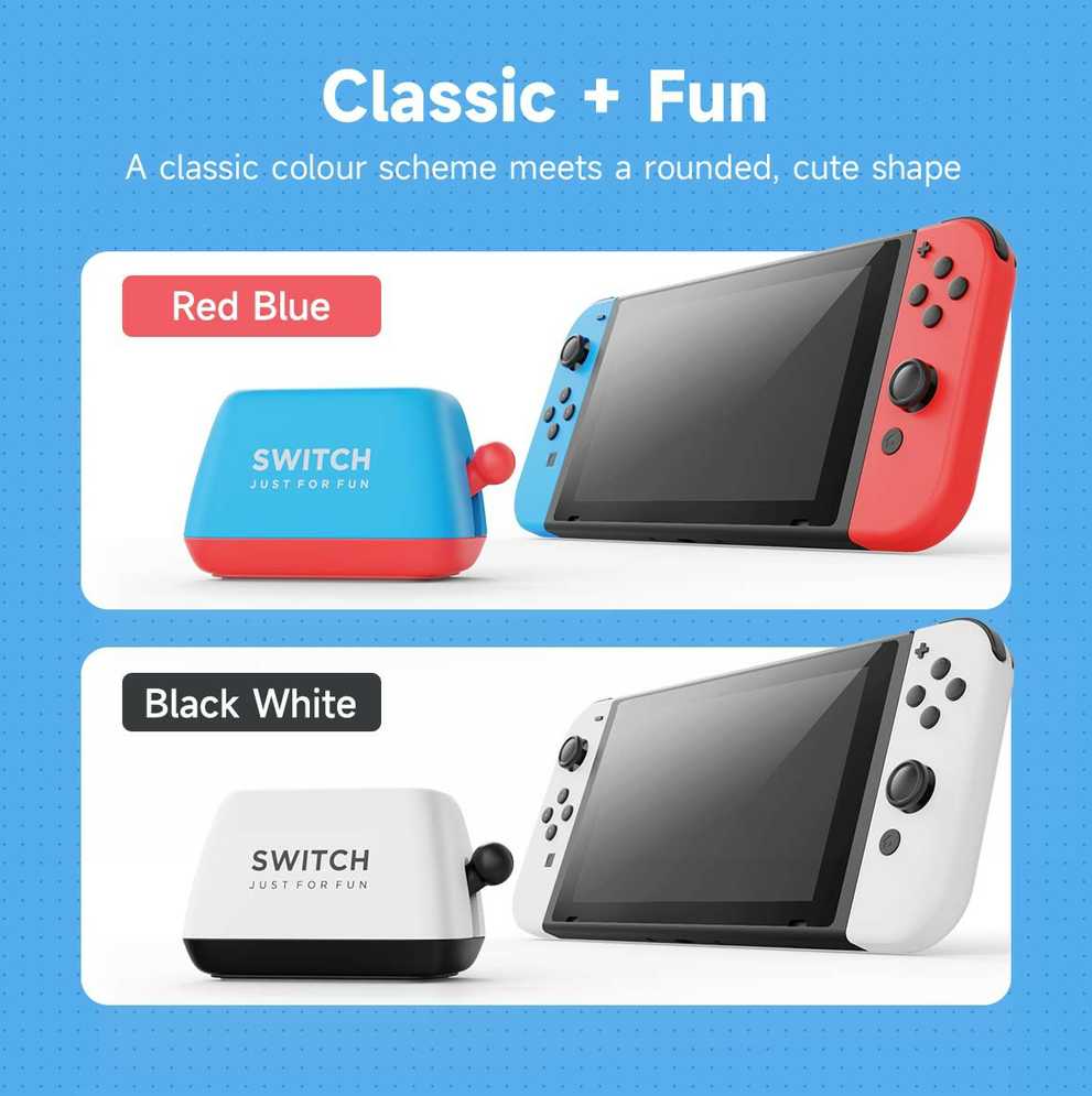 Hagibis Nintendo Switch žaidimų kortelių laikiklis "Toaster" (mėlynas)