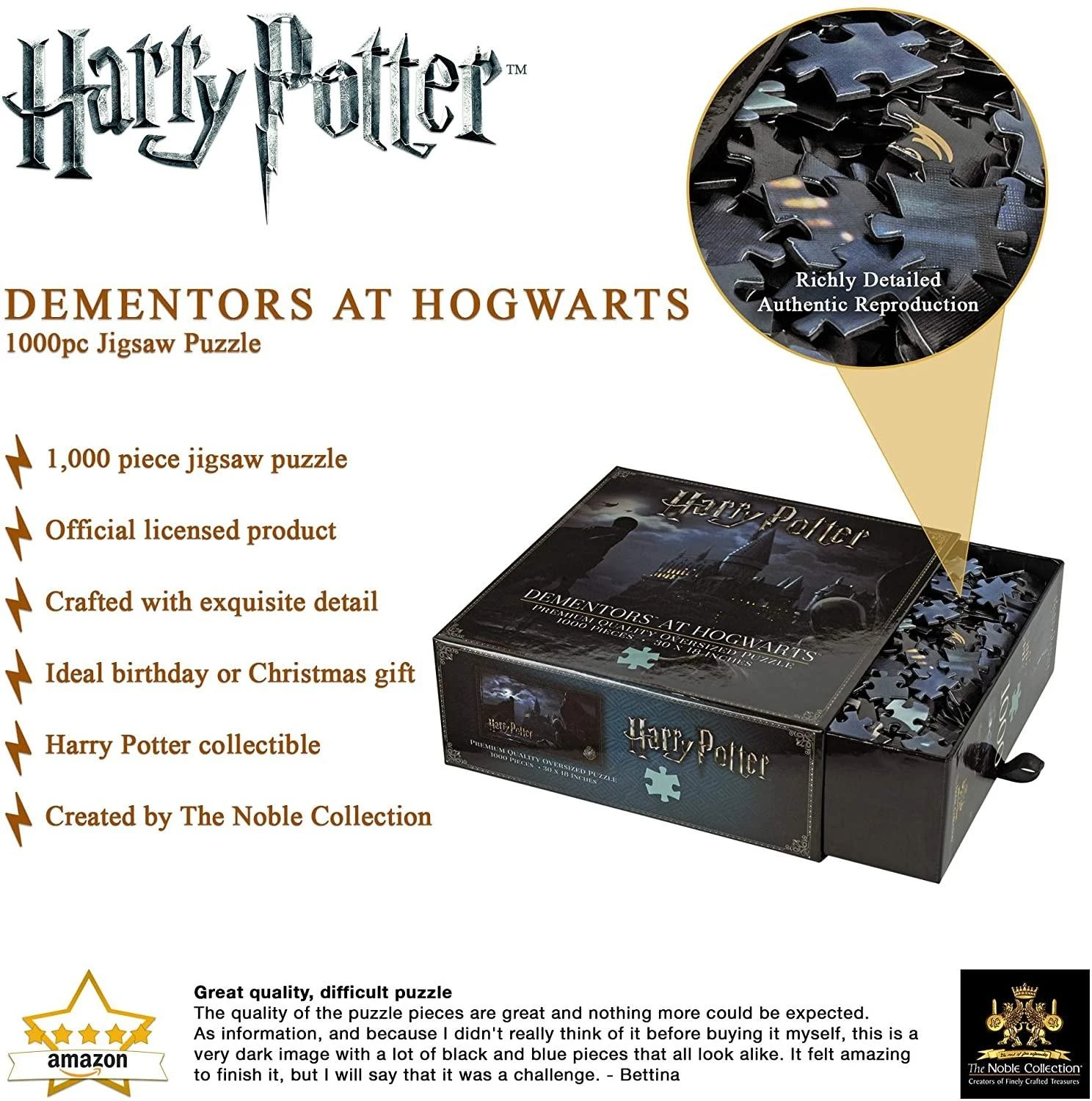 Noble Collection Harry Potter Dementors at Hogwarts dėlionė