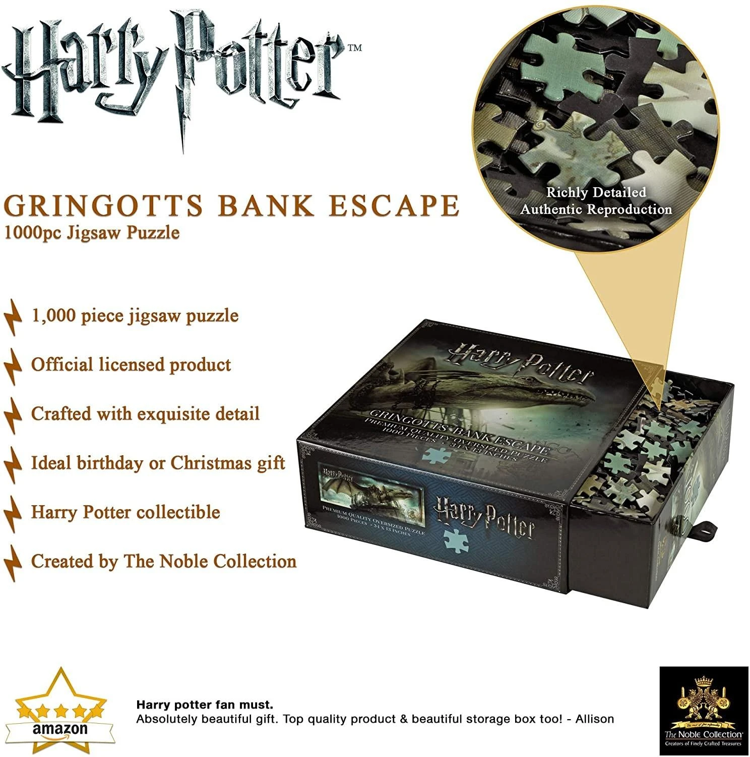 The Noble Collection Harry Potter Gringotts Bank Escape dėlionė