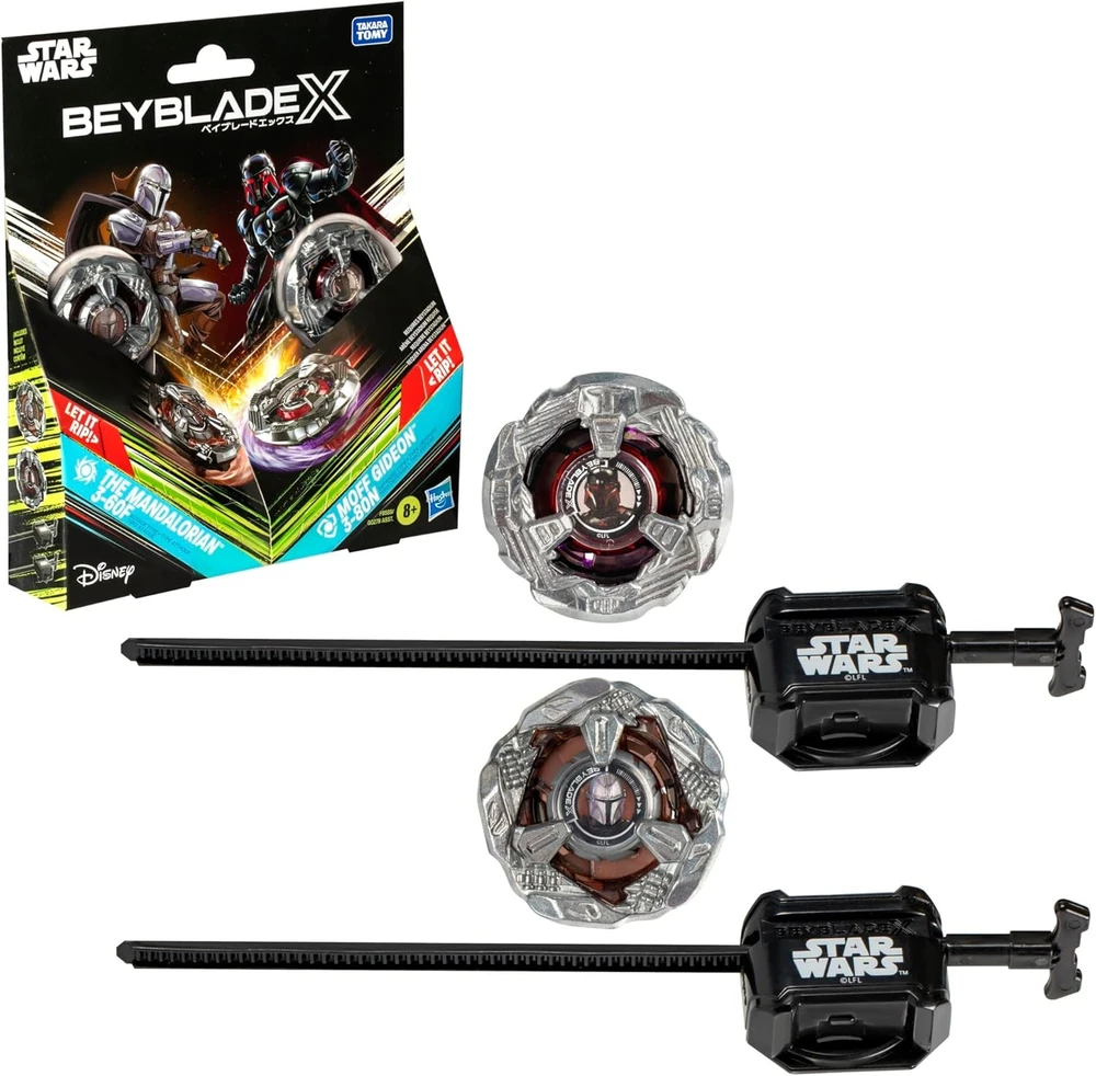 Hasbro Beyblade XStar Wars Dual Pack The Mandalorian 3-60F & Moff Gideon 3-80N Set