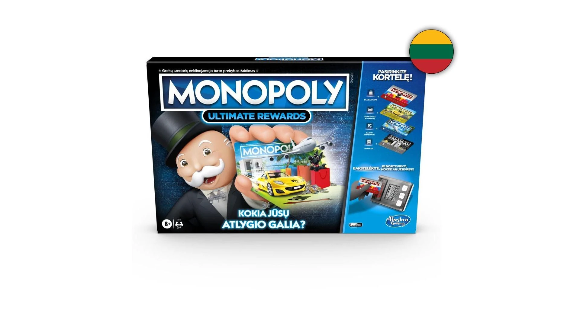 Hasbro Žaidimas „Monopolis: super elektroninė bankininkystė“, LT