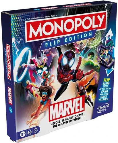 Hasbro Monopoly: Flip Edition – Marvel