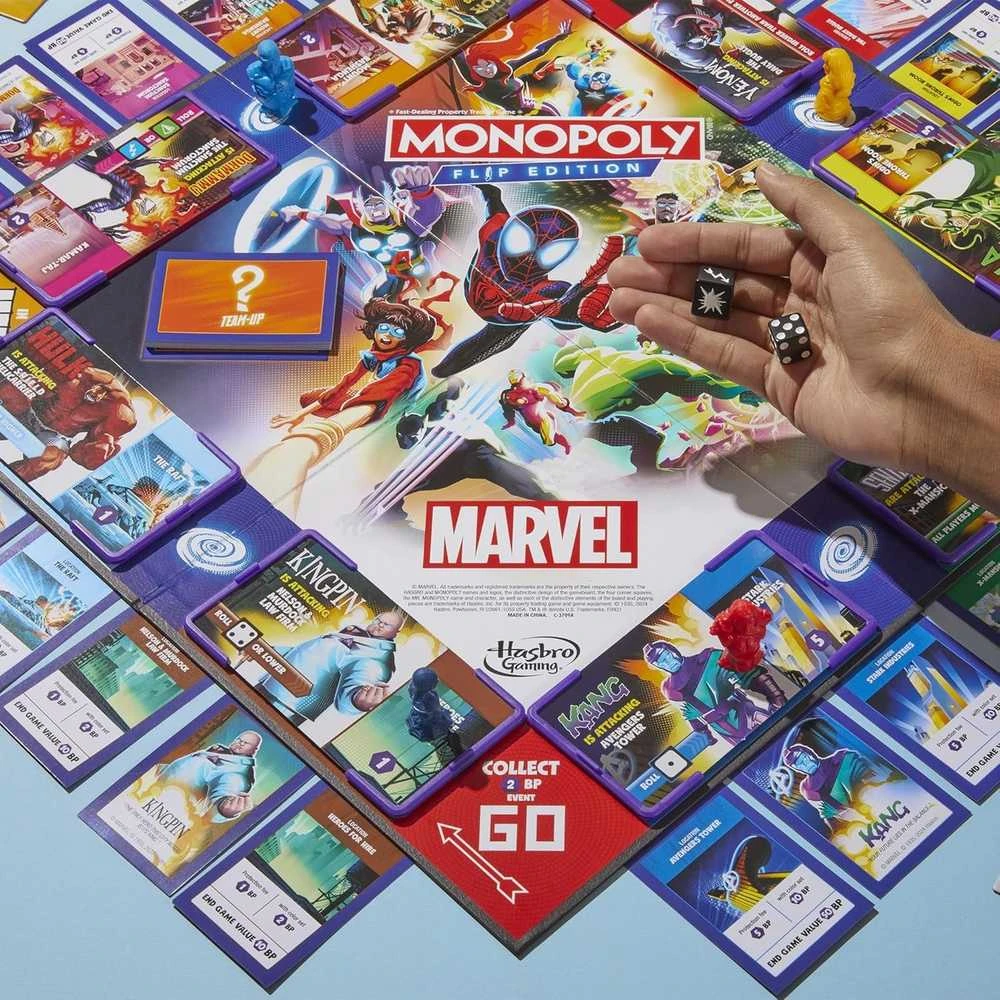Hasbro Monopoly: Flip Edition – Marvel