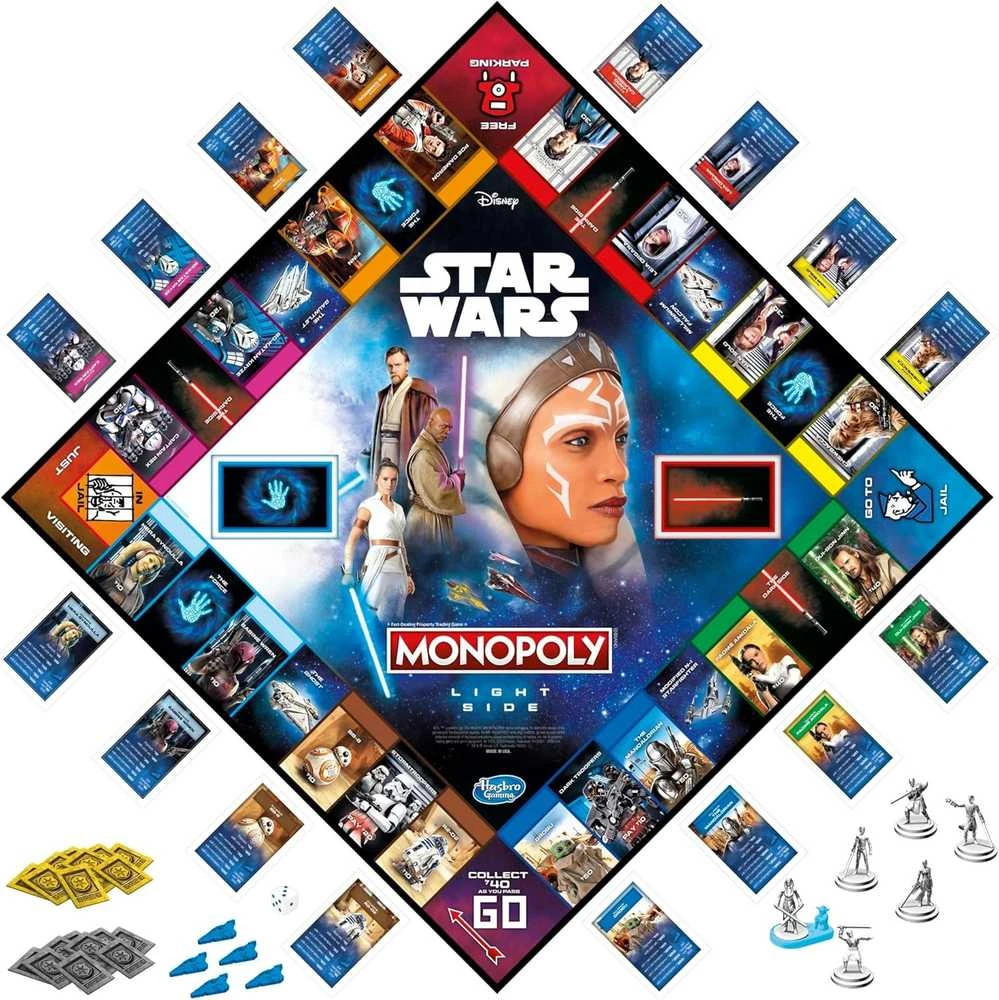 Hasbro Monopoly: Flip Edition – Star Wars Light Side
