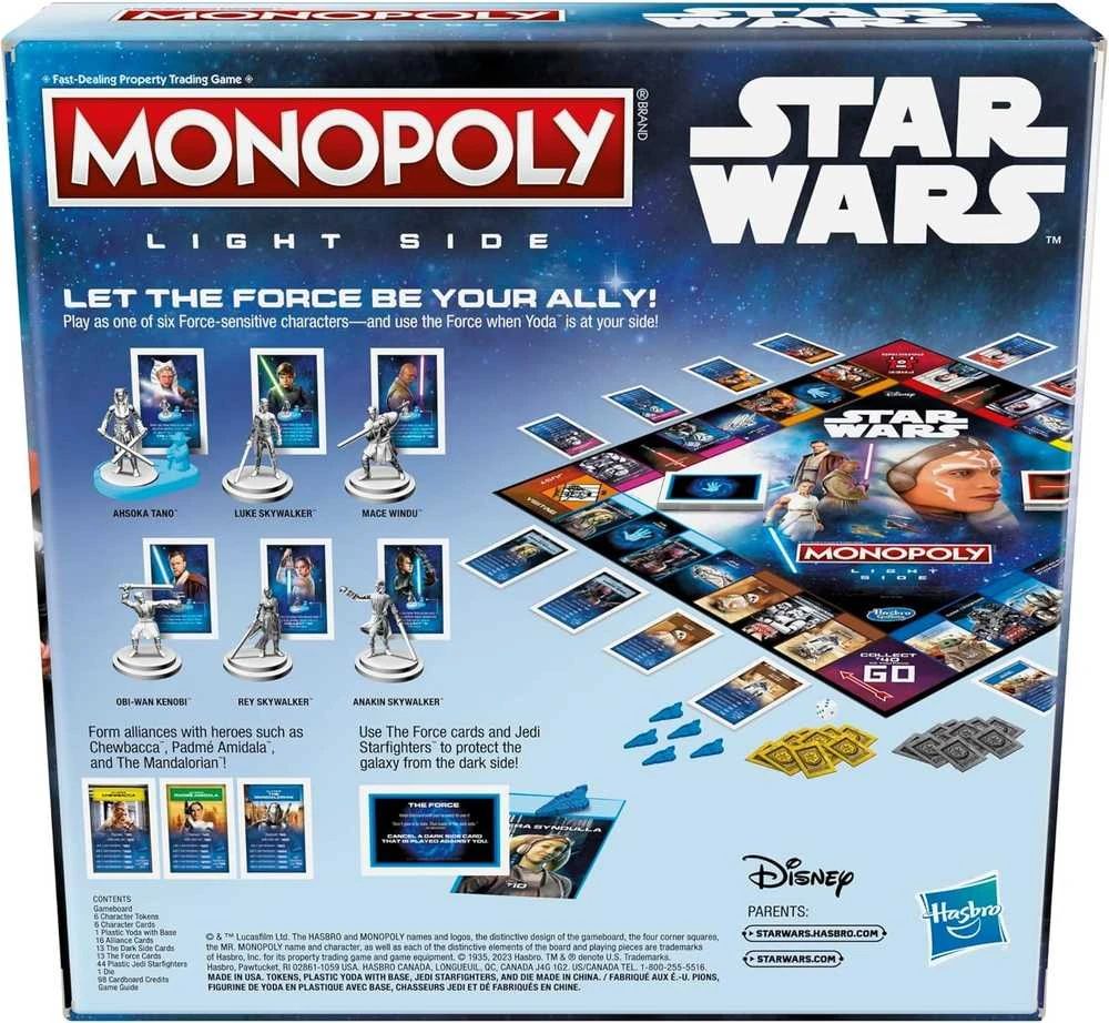 Hasbro Monopoly: Flip Edition – Star Wars Light Side