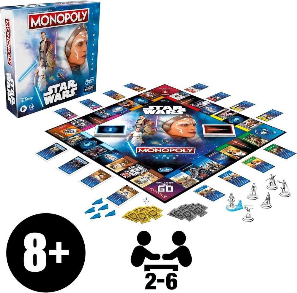 Hasbro Monopoly: Flip Edition – Star Wars Light Side