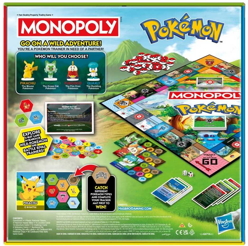 Hasbro Monopoly - Pokémon