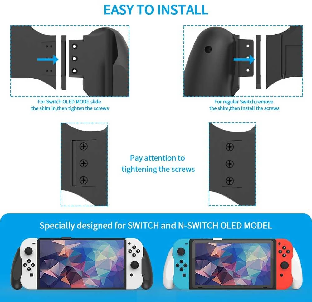 HONSON Handheld Grip For Nintendo Switch and Switch OLED
