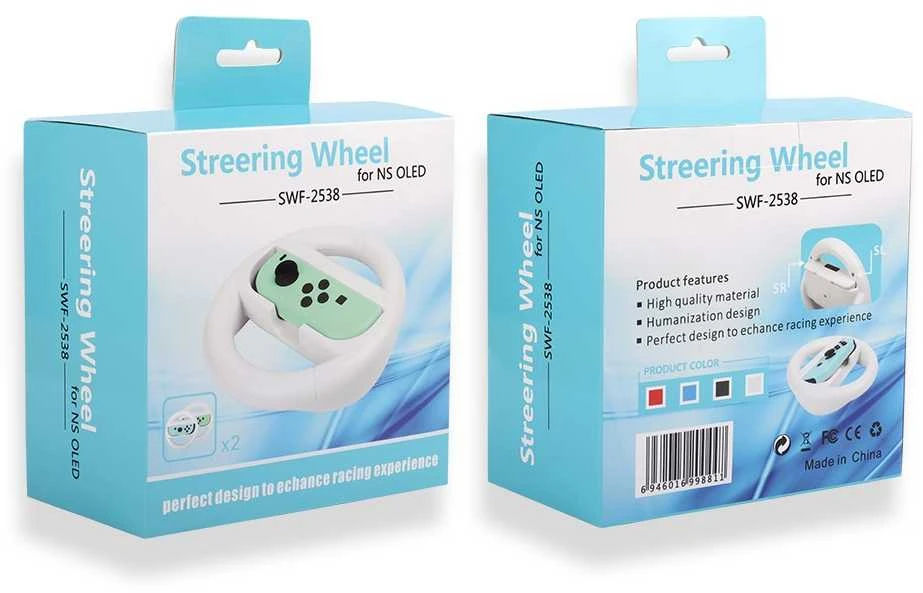 HONSON Switch OLED joy-con steering wheel 2PCS