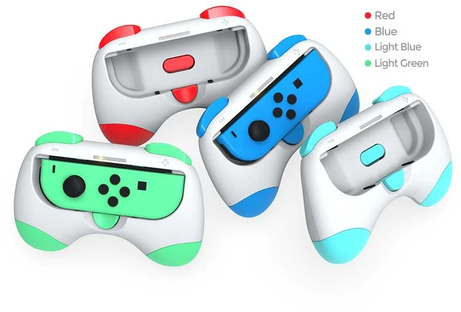 HONSON Switch OLED Joy-Con Grip - Mėlynas/Žalias