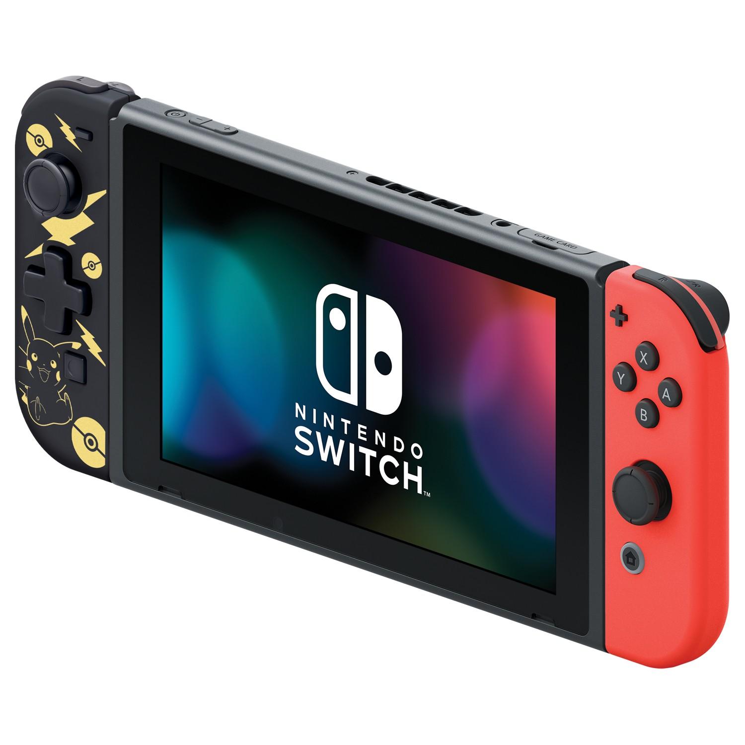 HORI D-pad Joy-Con paliko Pikachu (Juodas & Gold), skirtą Nintendo Switch