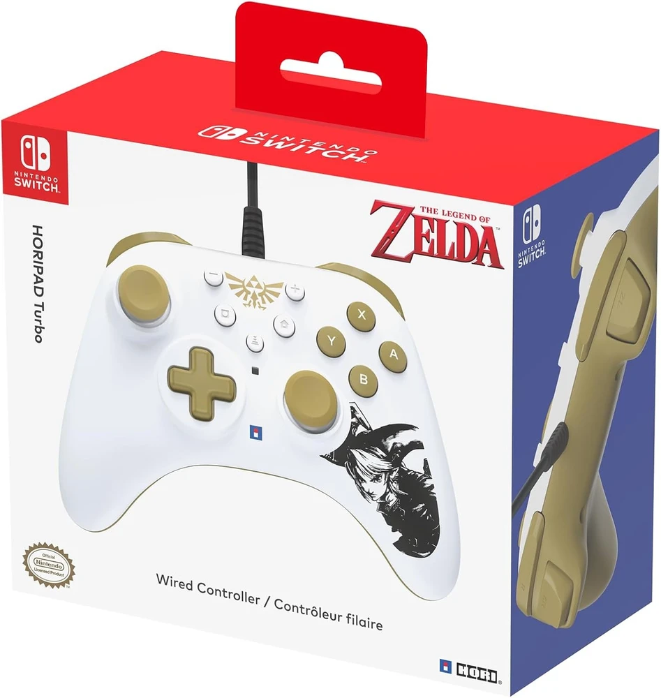 HORI Horipad Turbo laidinis valdiklis Nintendo Switch (Zelda)