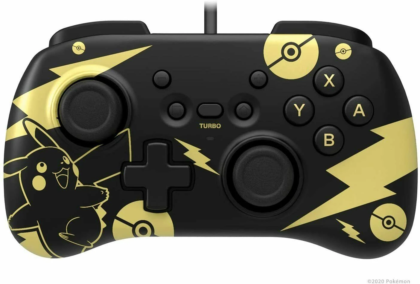 HORI Nintendo Switch Mini Valdiklis (Pickachu Juodas and Gold)