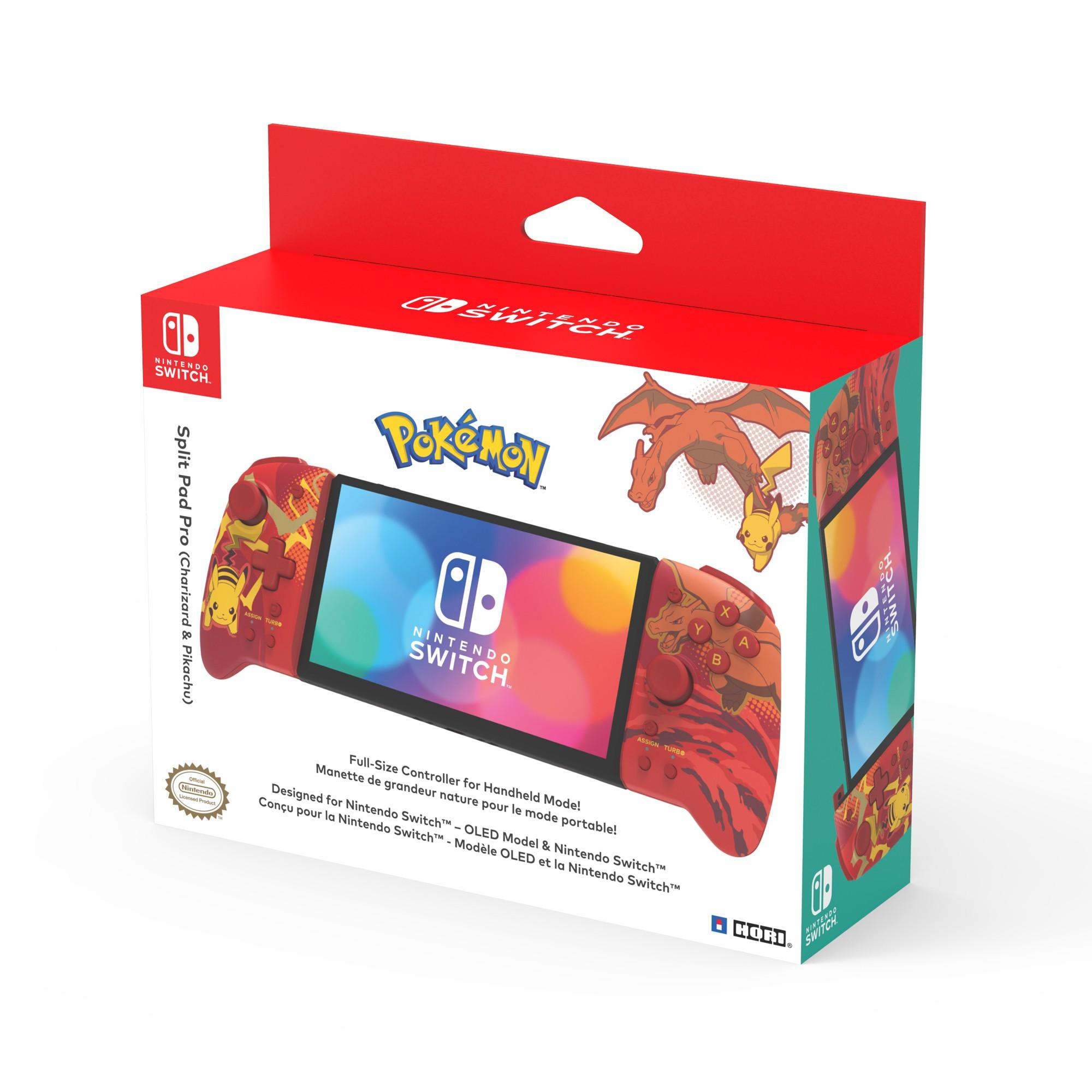 „HORI Nintendo Switch Split Pad Pro“ („Pikachu“ ir „Charizard“)