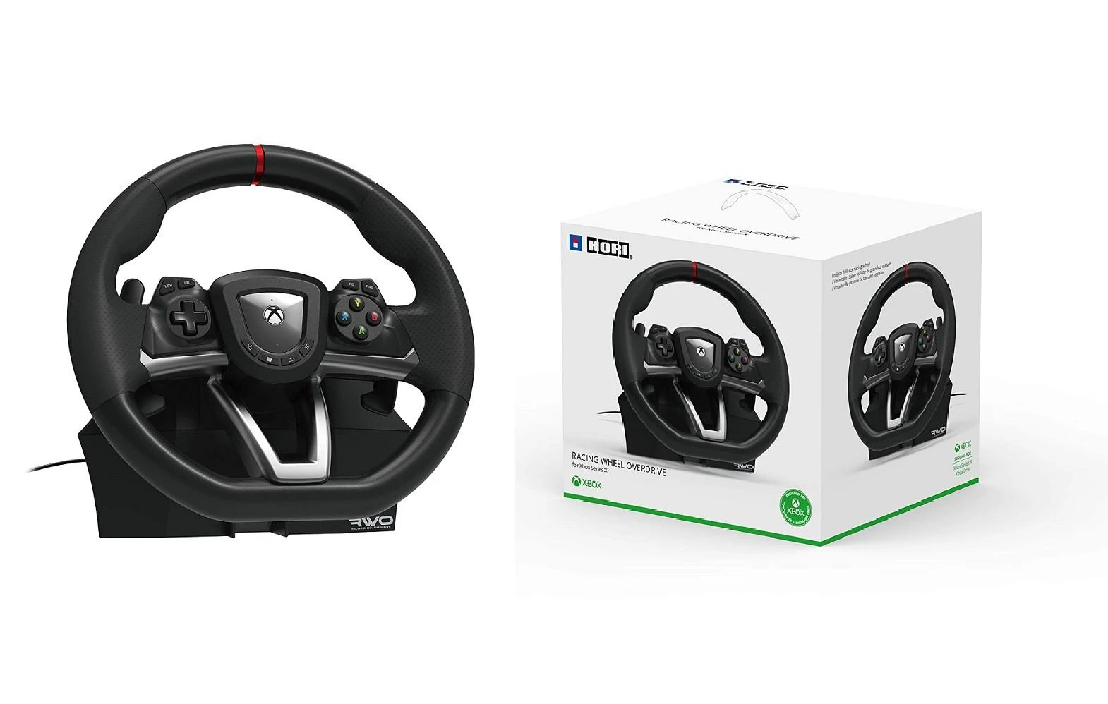 HORI RWO Overdrive vairas Licencijuota Microsoft| „XBOX“ serija X|S, „XBOX One“ ir „Windows 10“.