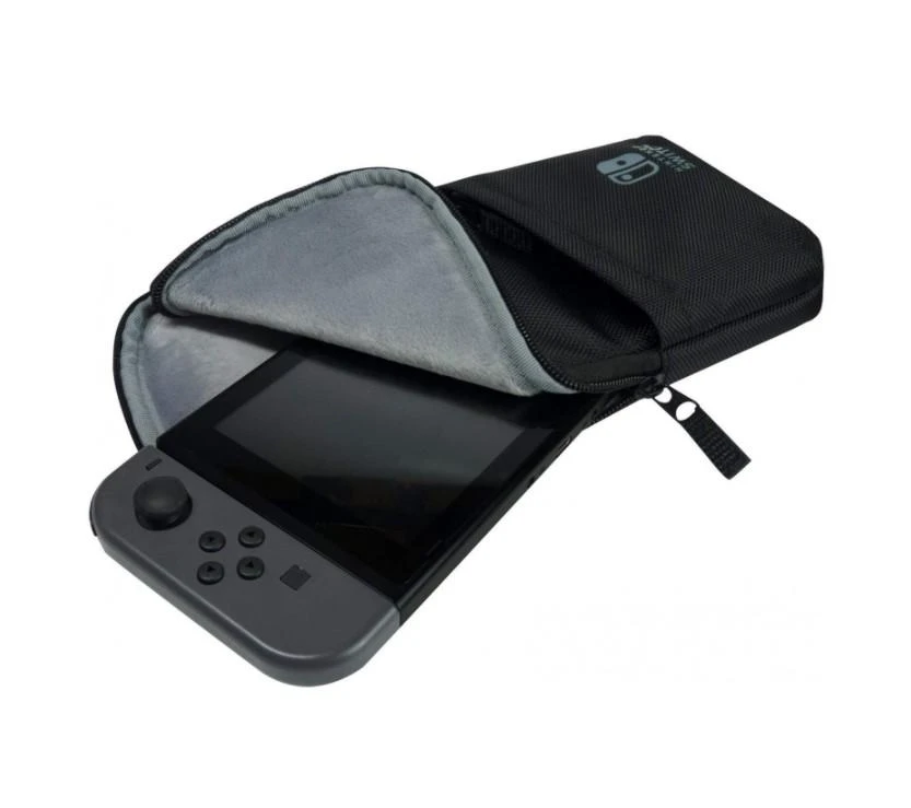 HORI Slim Pouch dėklas skirtas Nintendo Switch (juodas)