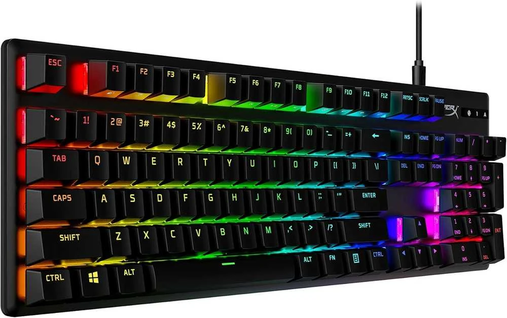 HyperX Alloy Origins PBT HX Blue - mechaninė žaidimų klaviatūra
