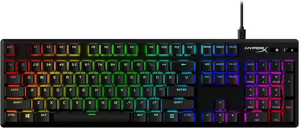 HyperX Alloy Origins PBT HX Blue - mechaninė žaidimų klaviatūra