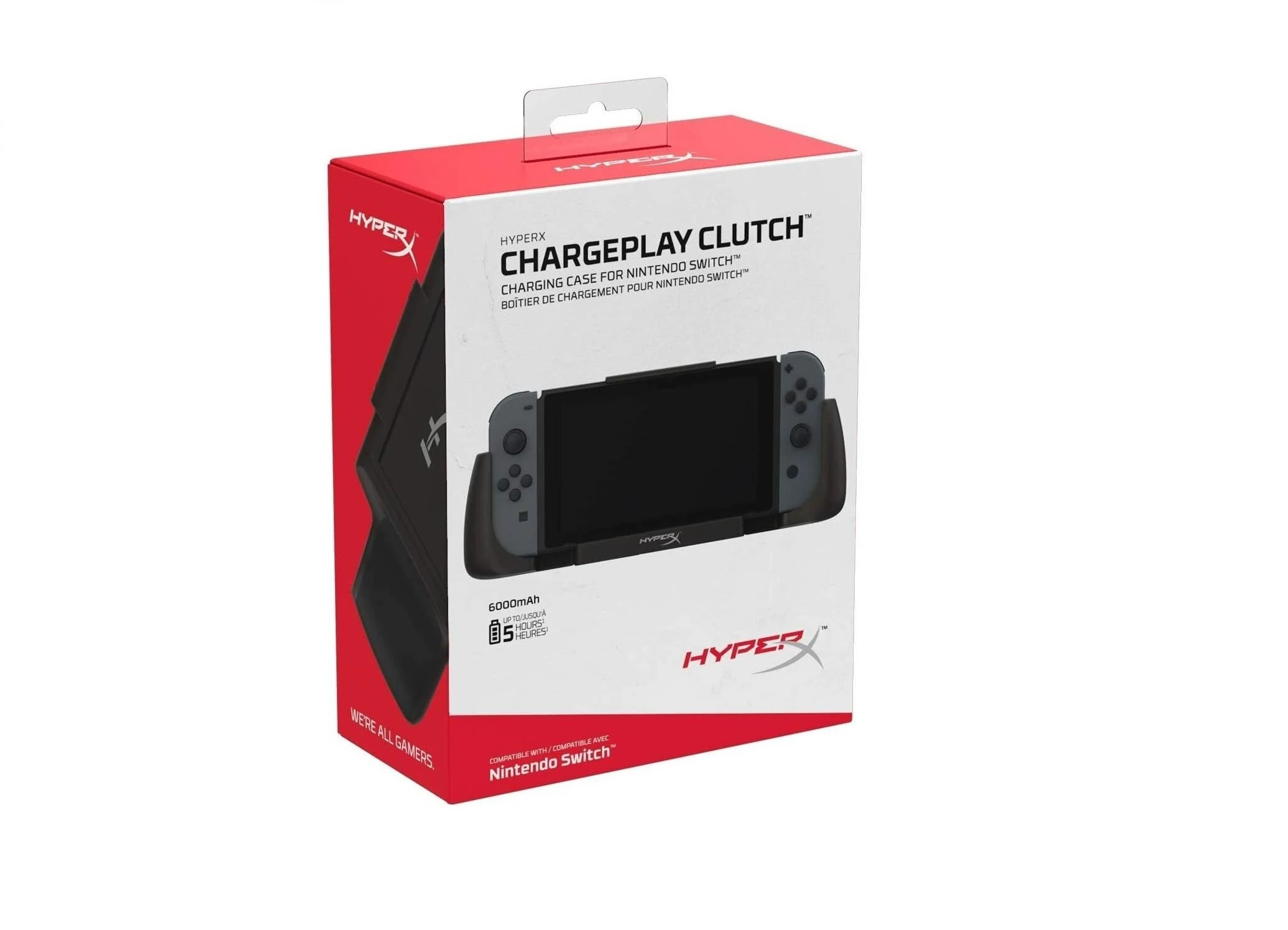 HyperX HX-CPCS-U ChargePlay Clutch - Nintendo Switch Įkrovimo stotelė - prijungiama tiesiogiai per C tipo USB jungtį