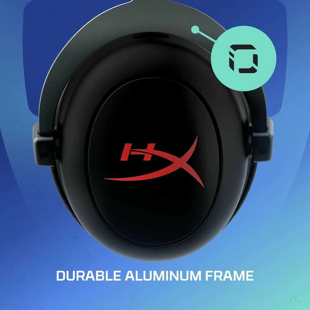 HyperX Cloud II Core ausinių kaušelio konstrukcija