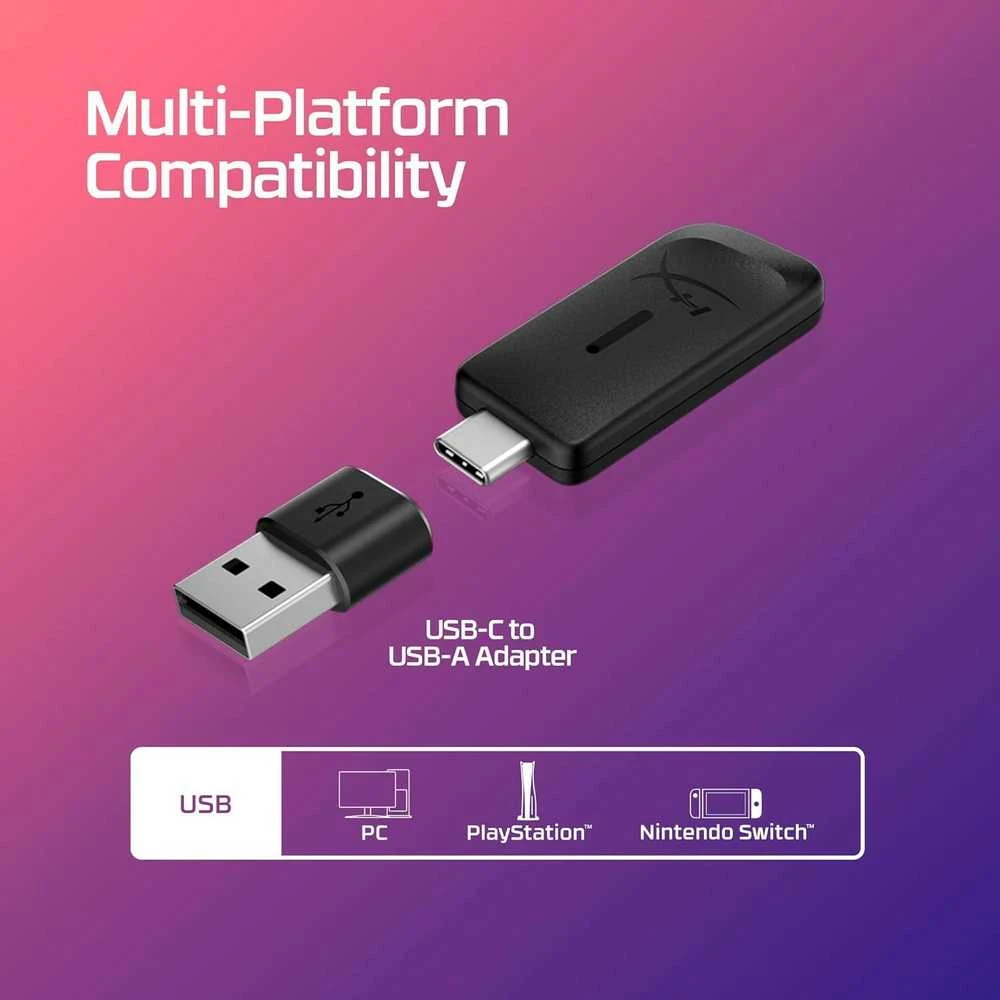 HyperX Cloud III bevielis USB adapteris su USB-A keitikliu