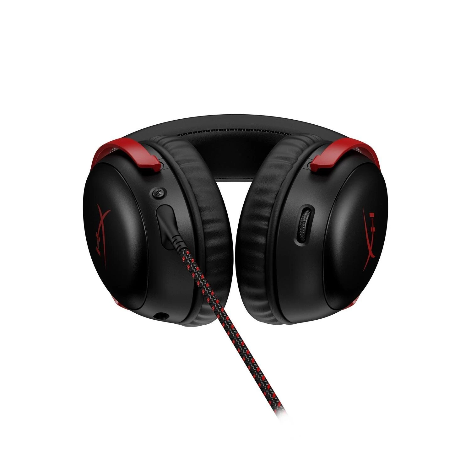 HyperX Cloud III žaidimų ausinės, Juodai raudonos