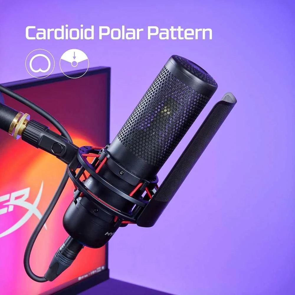 HyperX ProCast - Mikrofonas, juodos spalvos