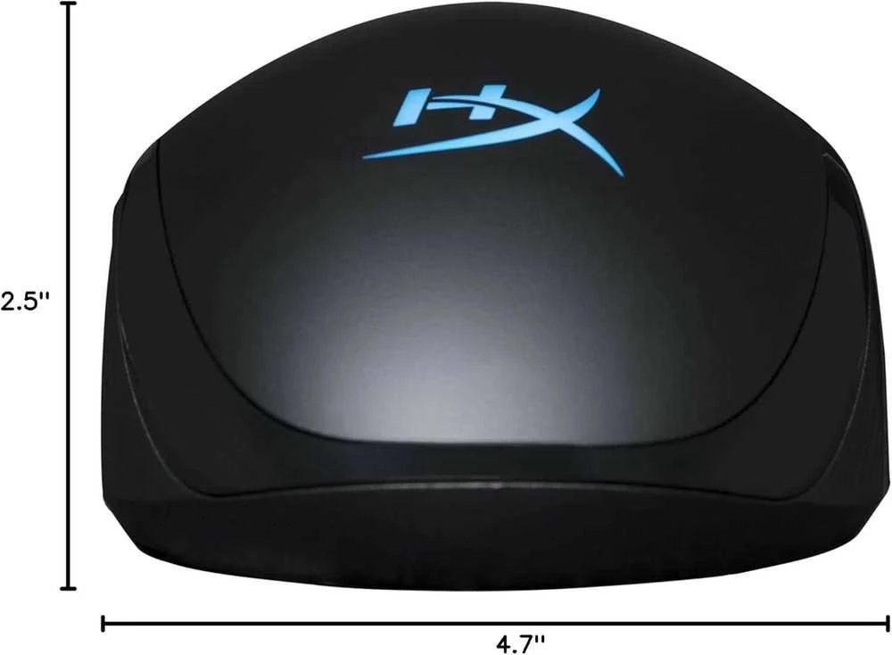 HyperX Pulsefire Core RGB žaidimų pelė, Juoda