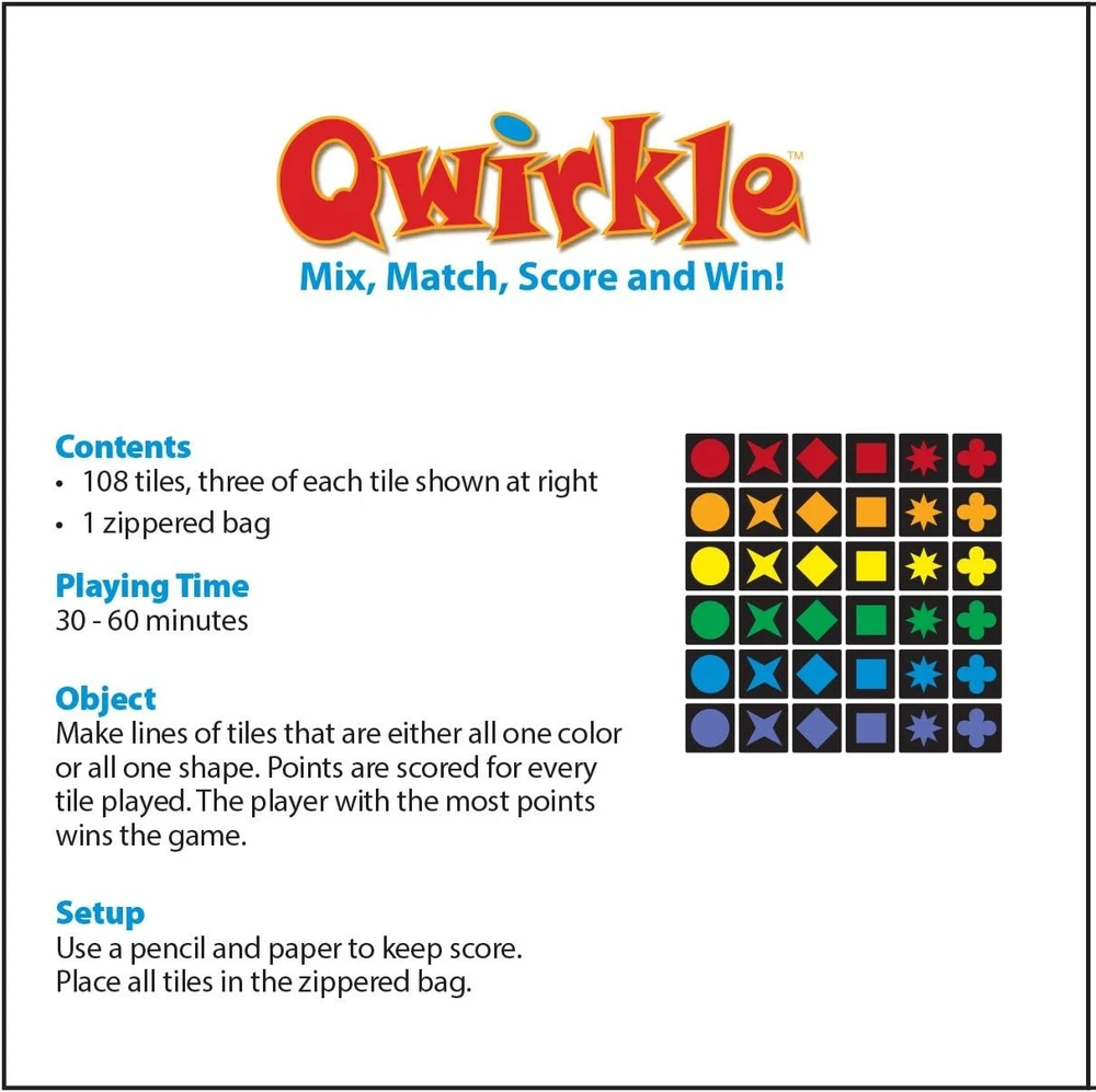 Iello Qwirkle Travel Size