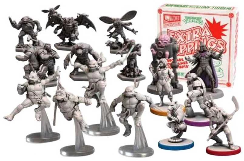 Iello Unmatched Adventures: Teenage Mutant Ninja Turtles - Ultimate Miniatures Pack