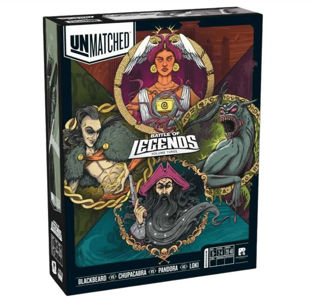 Iello Unmatched: Battle of Legends, Volume Three