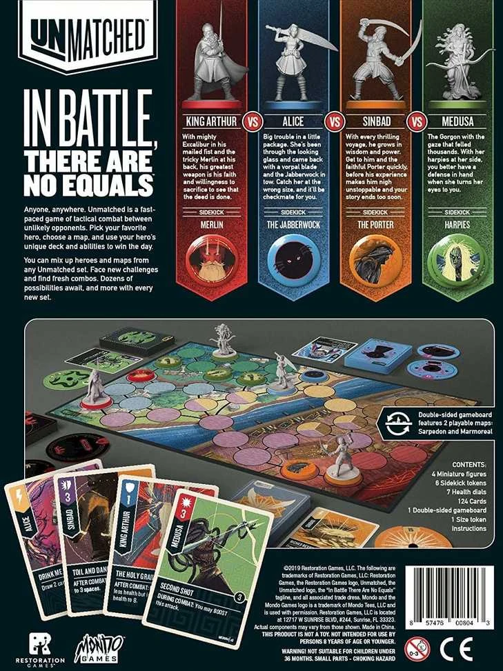 Iello Unmatched: Battle of Legends, Volume One