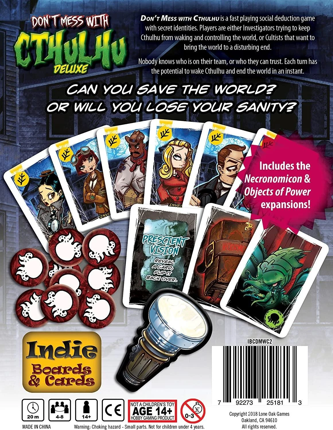 Indie Boards Cards Don't Mess with Cthulhu Deluxe