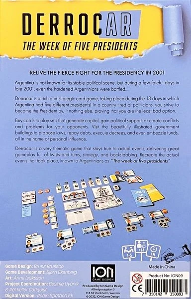 Ion Game Design DerrocAr: The Week of Five Presidents